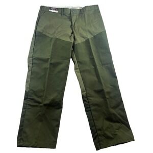 Rattlers Brand Men's Double Knee Green Outdoor Bush Pants Sz 42 X 31‎ Vtg USA
